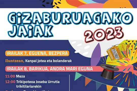 Gizaburuagako jaiak 2023