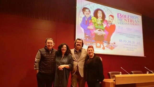 El Palacio Euskalduna acogerá en marzo el estreno de la comedia teatral "Boleros, mentiras y vídeos caseros"