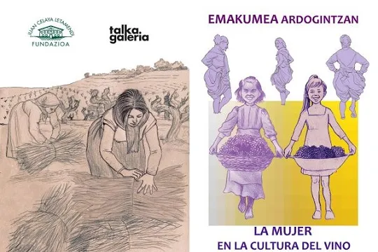 Exposición "Emakume ardogintzan - La mujer en la cultura del vino"