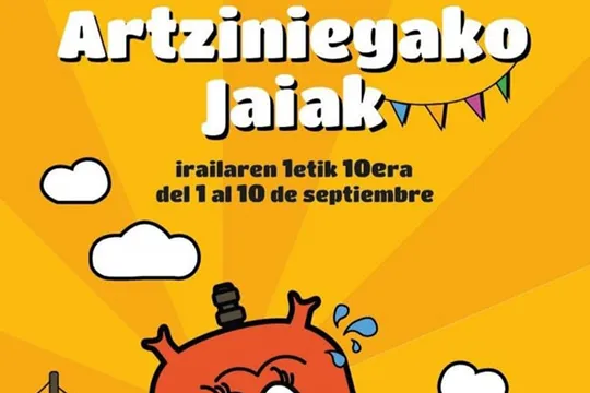 Artziniegako Jaiak 2023: Elektrokela elektrotxaranga + Gaualdi Herrikoia + DJ Vithy