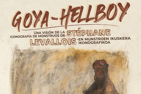 Salón del Cómic de Navarra 2023: exposición "Goya - Hellboy"