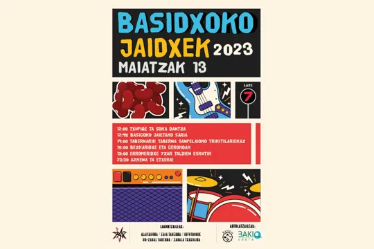 Basigoko jaiak 2023 Bakion: egitaraua
