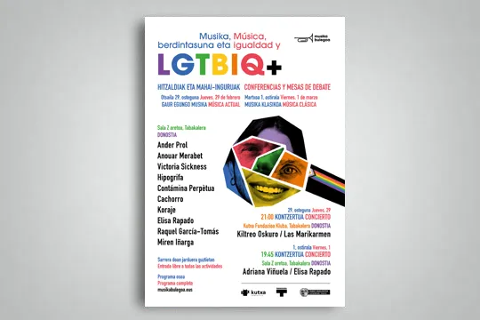 Jornadas "Música, igualdad y LGTBIQ+" 2024