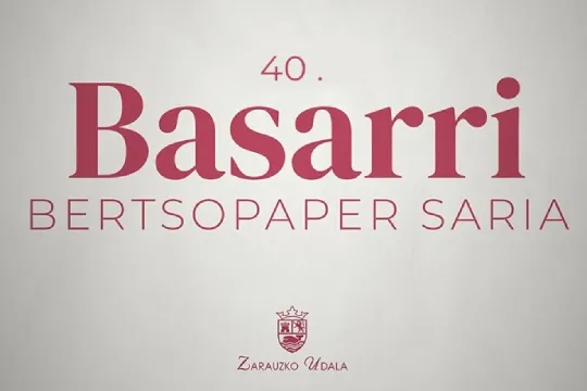 Basarri Bertsopaper Saria 2024