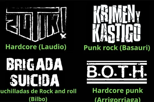 ZUTIK + BOTH + BRIGADA SUICIDA + KRIMEN Y KASTIGO