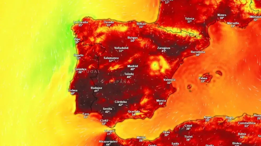 Llega lo peor de la ola de calor en las próximas horas: estas son las provincias que superarán los 40 ºC
