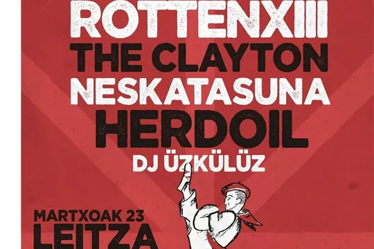 ROTTEN XIII + THE CLAYTON + NESKATASUNA + HERDOIL