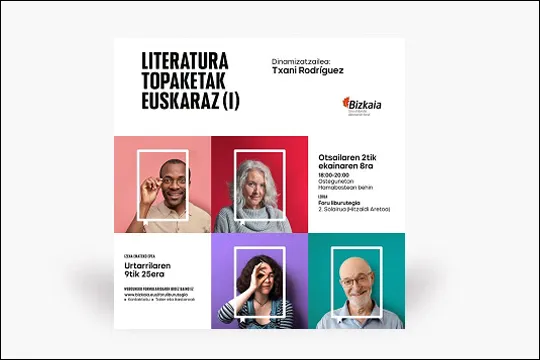 Encuentros literarios en euskera: "Gari eta goroldiozko"