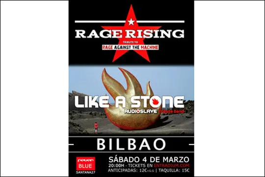 LIKE A STONE (AUDIOSLAVE TRIBUTE) + RAGE RISING (RAGE AGAINST THE MACHINE TRIBUTE)