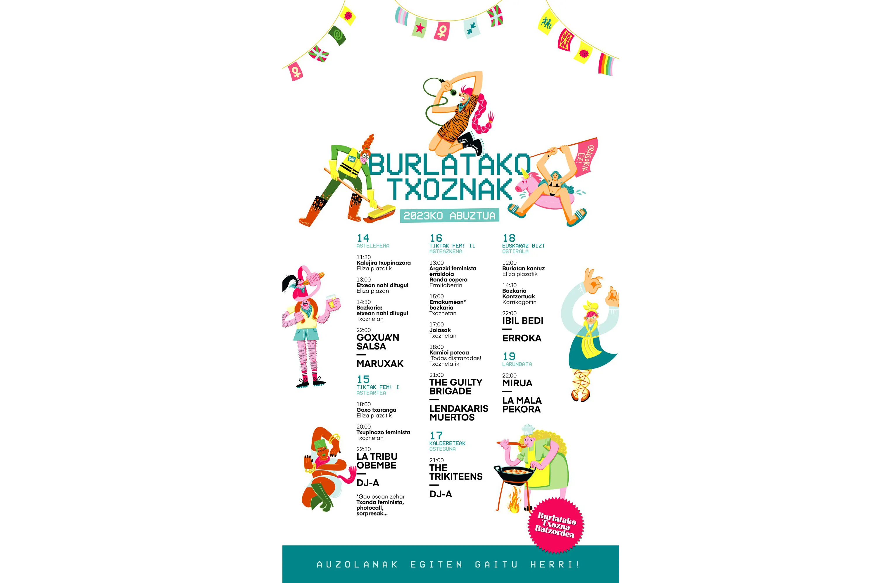 Fiestas de Burlada 2023: The Trikiteens + Dj