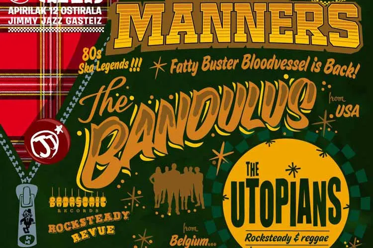 JAMAICAN SOUNDS FESTIVAL: BAD MANNERS + THE BANDULUS + THE UTOPIANS