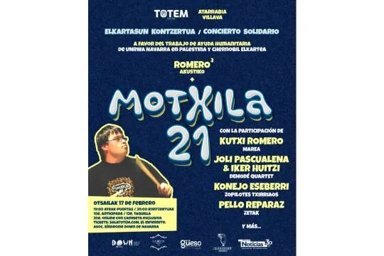 MOTXILA 21 + ROMERO AL CUADRADO