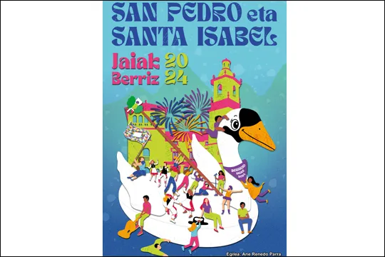 Programa Fiestas de San Pedro y Santa Isabel 2024 en Berriz