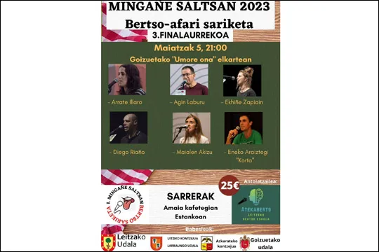 Mingañe Saltsan Bertso Sariketa 2023: 3. finalaurrekoa
