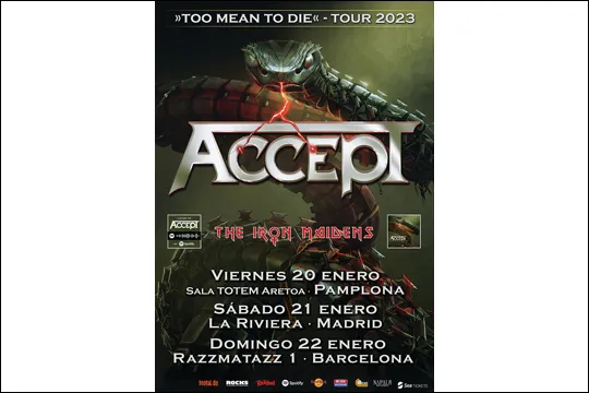 ACCEPT + THE IRON MAIDENS
