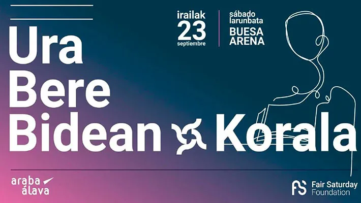 Datorren larunbatean “Ura Bere Bidean Korala” jaialdia Gasteizen