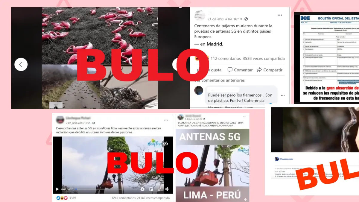 Bulos y teorías de la conspiración relacionadas con el 5G