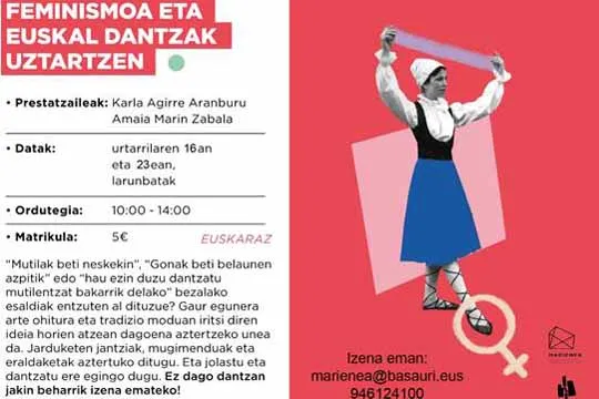 "Femnismoa eta euskal dantzak uztartzen"