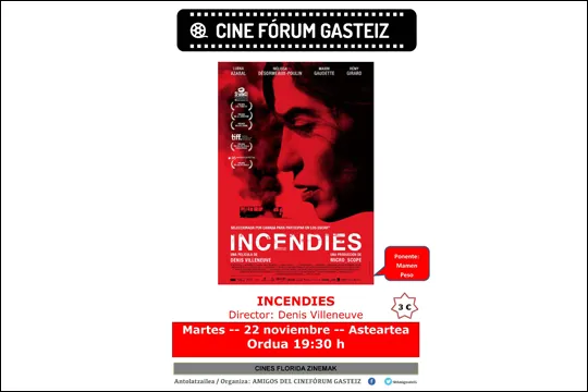 Cineforum Gasteiz: "INCENDIES"