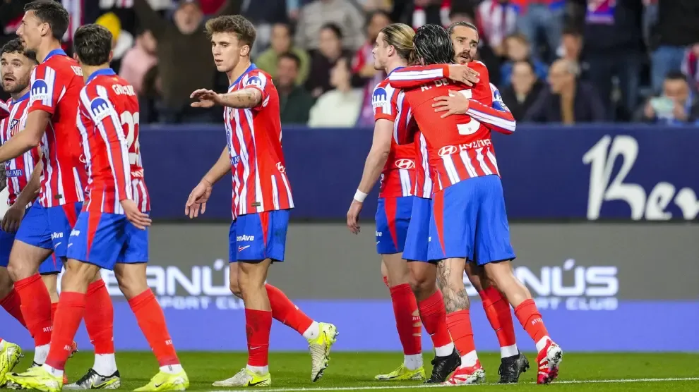 
         Antoine Griezmann le da al Atlético una sufrida clasificación ante el Marbella en la Copa del Rey 
    