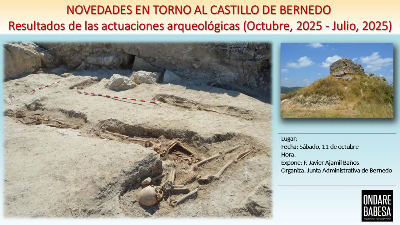 Novedades de actuaciones arqueológicas Castillo de Bernedo – 11 octubre