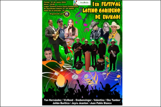 PRIMER FESTIVAL LATINO CARIBEÑO