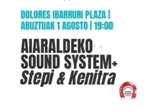 Fiestas de Romo 2024 en Getxo: Romo Reggae Festival: AIARALDEKO SOUND SYSTEM + STEPI & KENITRA