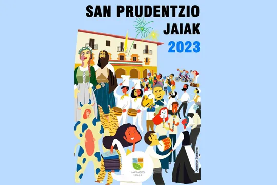Programa Fiestas de San Prudencio 2023 en Lazkao