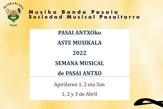 Antxoko Aste Musikala 2022