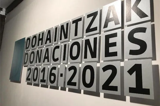 Durangoko Arte eta Historia Museoak 2016 eta 2021 urteen artean dohaintzan jasotako lanen erakusketa