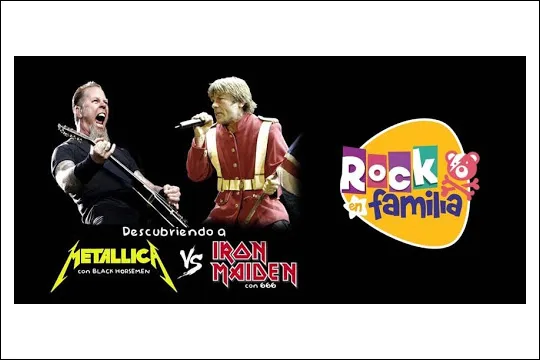 Rock en fanlilia: "Descubriendo a Metallica + Iron Maiden"