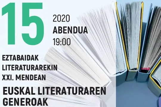 Eztabaidak Literaturarekin XXI. Mendean: "Euskal literaturaren generoak", Katixa Agirrerekin eta Joanes Urkixorekin