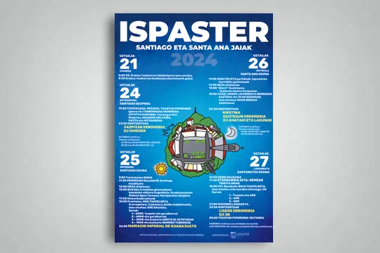 Ispasterko Santiago eta Santa Ana Jaiak 2024