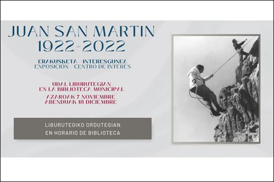 Erakusketa: "Juan San Martin 1922-2022"