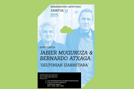 BilbaoPoesia 2020: "Geltokiak izarretara" (Jabier Muguruza & Bernardo Atxaga)