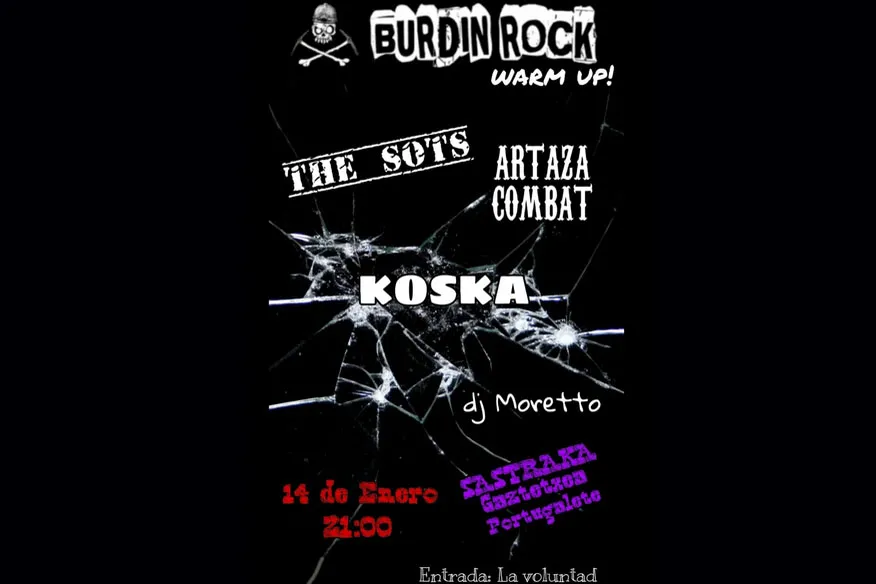 Burdin Rock 2023: The Sots + Artaza Combat + Koska + Dj Moretto
