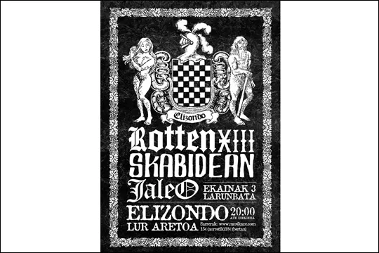 ROTTEN XIII + SKABIDEAN + JALEO
