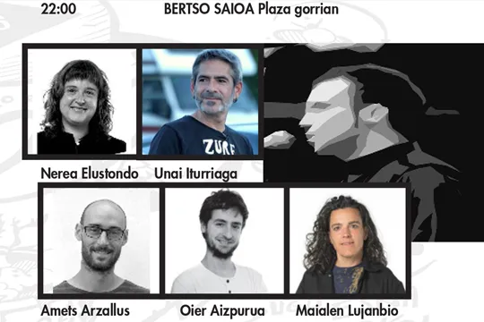 Azken Portuko jaiak 2023, Zarautzen. Bertso saioa: Nerea Elustondo + Unai Iturriaga + Oier Aizpurua + Maialen Lujanbio