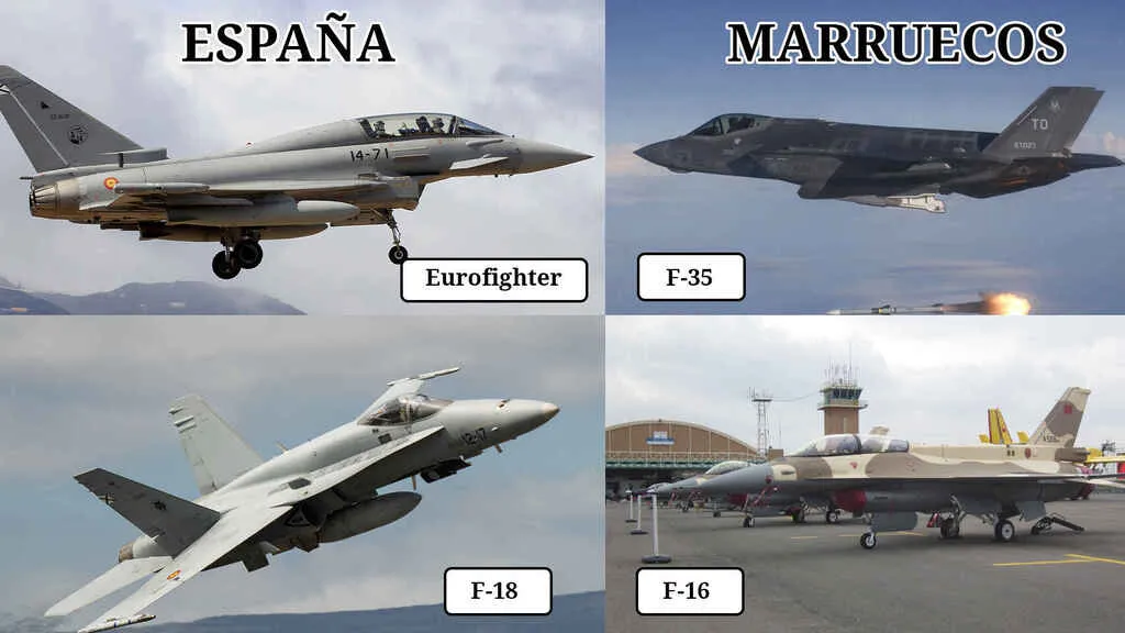 F-35 vs Eurofighter: por qué el nuevo caza de Marruecos es superior al de España