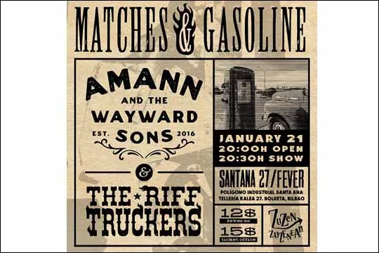 Amann & The Wayward Sons + The Riff Truckers