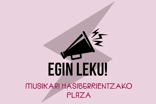 EGIN LEKU! 2024 - Musikari hasiberrientzako plaza