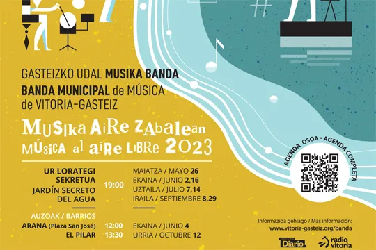 Banda Municipal de Música de Vitoria Gasteiz (Ciclo "Música al aire libre" 2023): "La Batalla de Vitoria"
