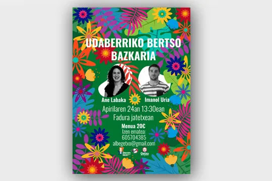 Bertso-bazkaria: Ane Labaka Mayoz + Imanol Uria