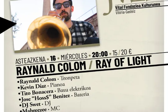 Dazz Jazz 2024: RAYNALD COLOM: "Ray of light"