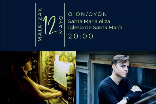 Festival de Órgano de Álava 2023: "La speranza" (Pablo García-López & Silvia Márquez Chulilla)