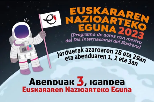 Programa Día Internacional del Euskera 2023 en Llodio