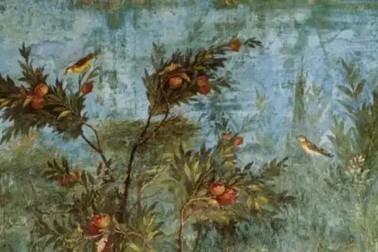 "Naturaleza y pintura mural en la antigua Roma"