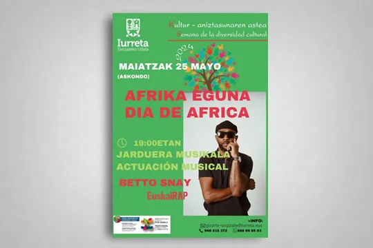 ACTUACIÓN MUSICAL - BETTO SNAY EuskalRAP - DÍA DE ÁFRICA
