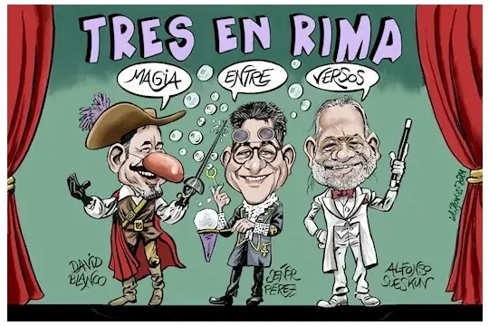 Poetas en Mayo 2024: "Tres en rima. Magia entre versos"