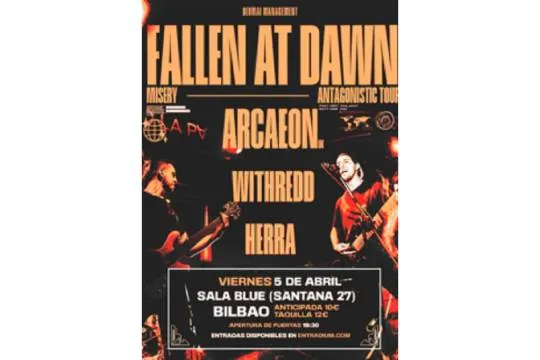 FALLEN AT DAWN + ARCAEON + HERRA + WITHREDD